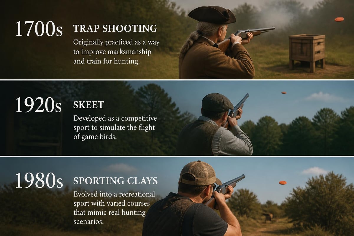 Evolution of clay shooting sports