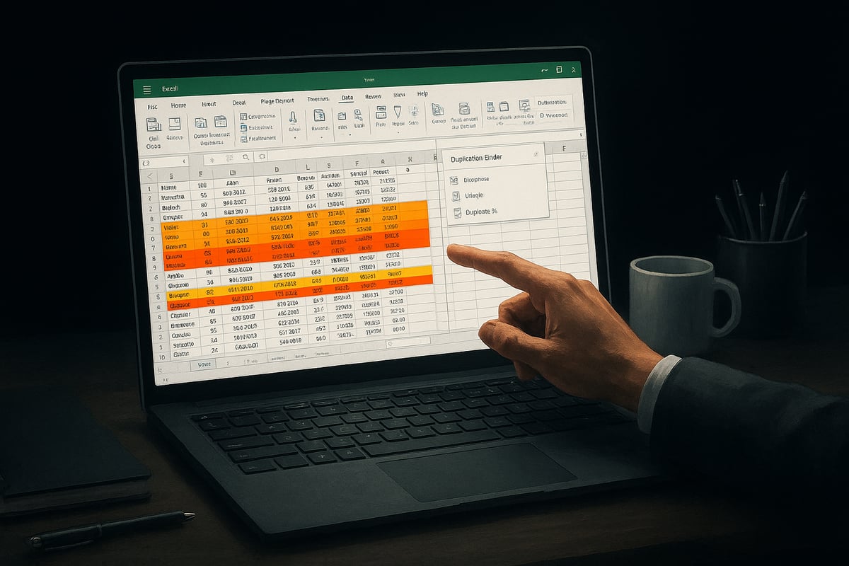 Step 2: Identifying Duplicates Using Excel’s Built-In Tools