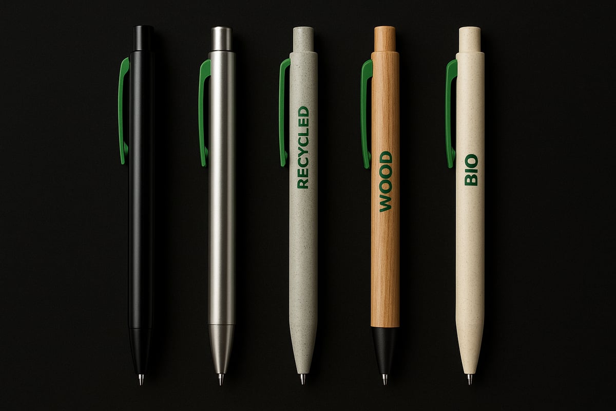 Mainoskynien materiaalit ja muodot: Valitse oikea kynä brändillesi