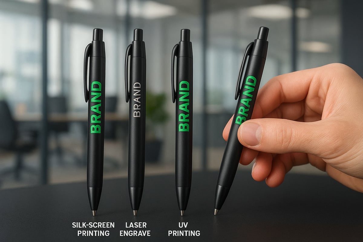 Painatusvaihtoehdot ja tekniikat: Näin logosi erottuu