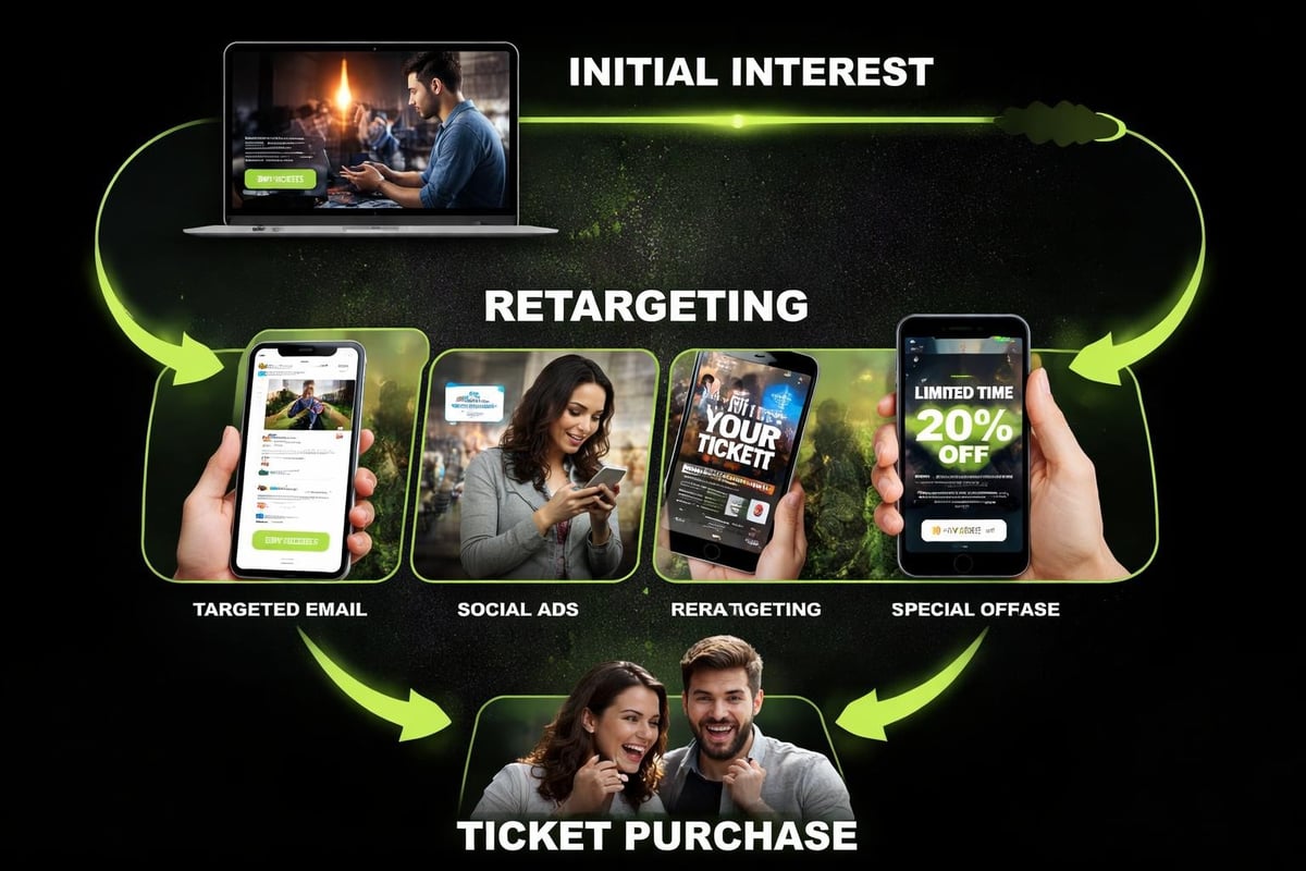 Event retargeting funnel strategy