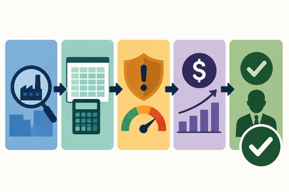 Investment analysis workflow