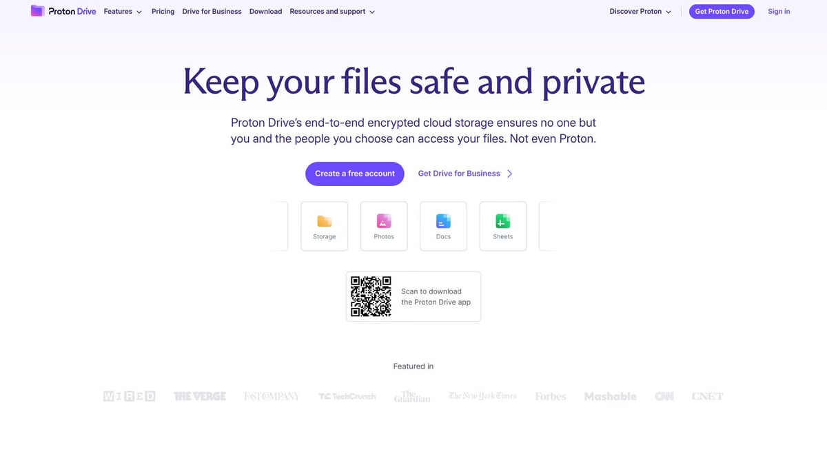 7 mejores soluciones de almacenamiento en línea cifrado para 2026 – Proton Drive