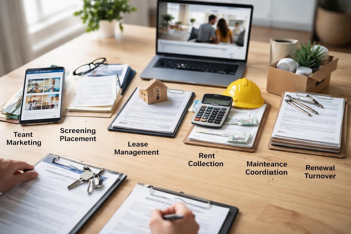 Core property management responsibilities
