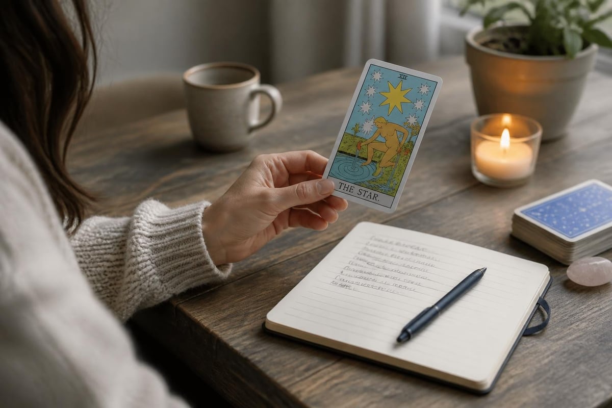 Daily tarot ritual for mindfulness