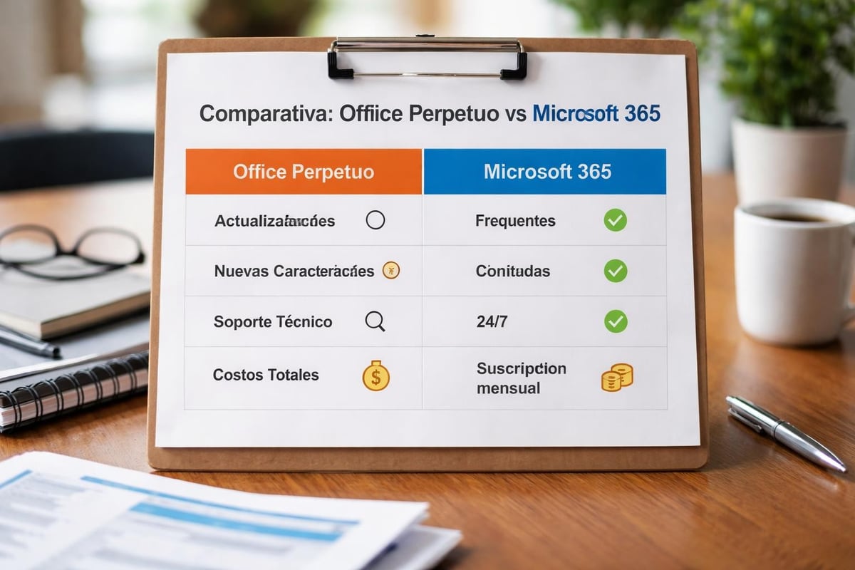 Comparativa versiones Office
