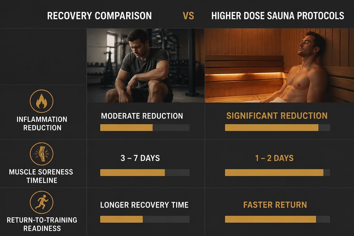 Athletic recovery protocol comparison