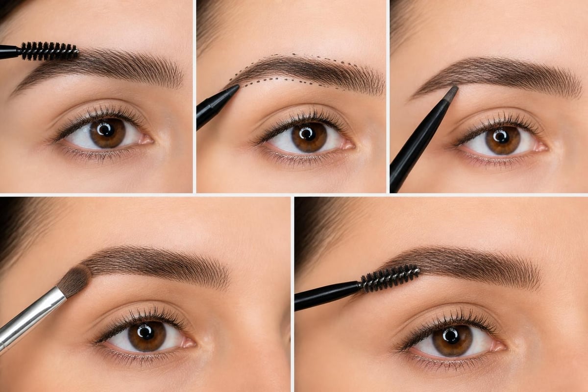 Good Eyebrow Makeup: Expert Guide to Perfect Brows 3 Eyebrow application technique