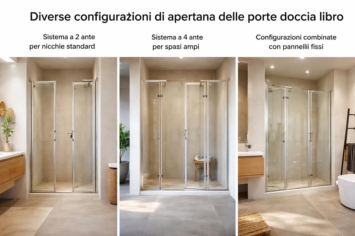 Configurazioni apertura porta libro