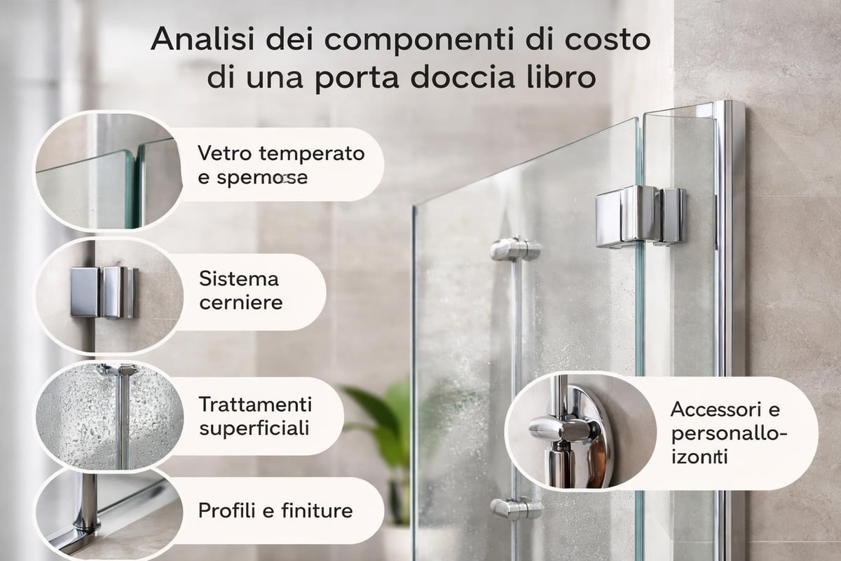 Componenti prezzo porta doccia
