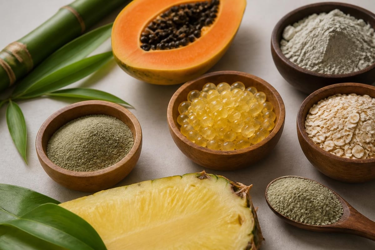 Vegan exfoliator ingredients