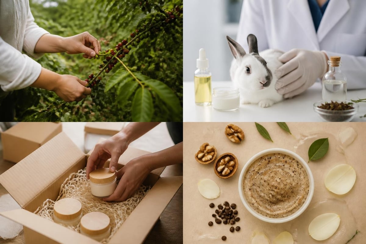 Sustainable vegan skincare