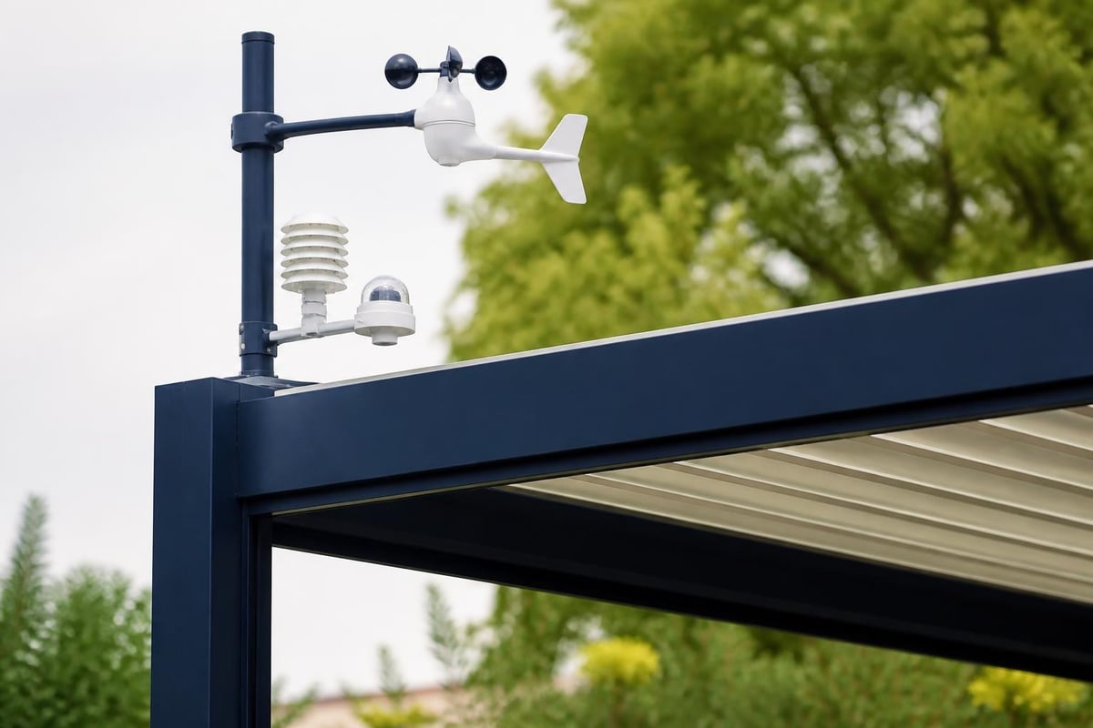 Pergola automation sensors