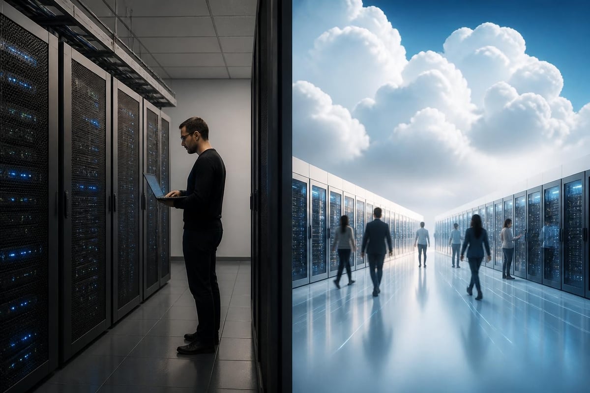 Private Cloud vs Public Cloud Modelle