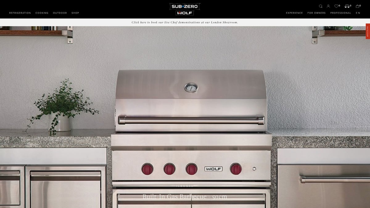 Top 8 Outdoor Grill Picks for Your Garden Barbecue 2026 - Sub-Zero & Wolf ICBOG36 Built-In Gas Barbecue