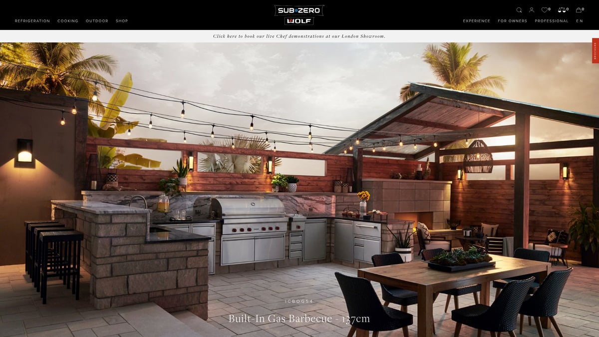 Top 8 Outdoor Grill Picks for Your Garden Barbecue 2026 - ICBOG54 Built-In Gas Barbecue - 137cm