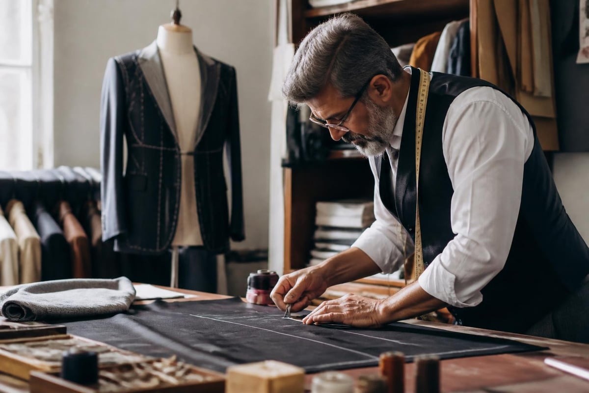 Professional tailoring skills progression