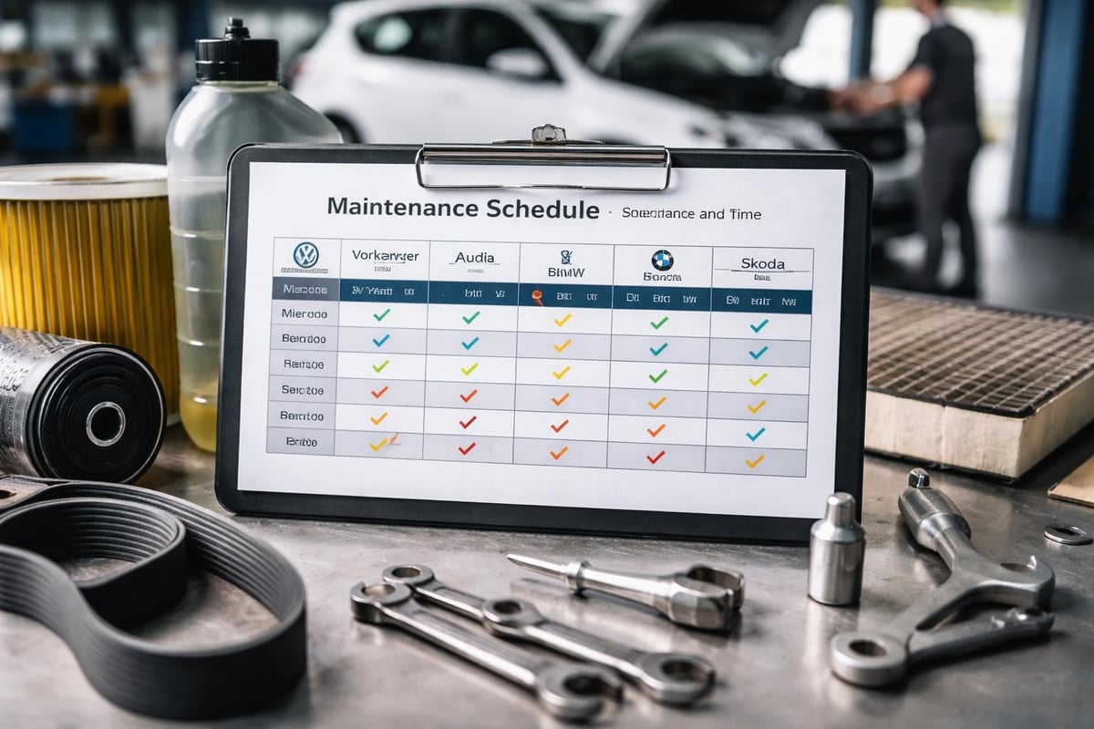 European car maintenance schedule