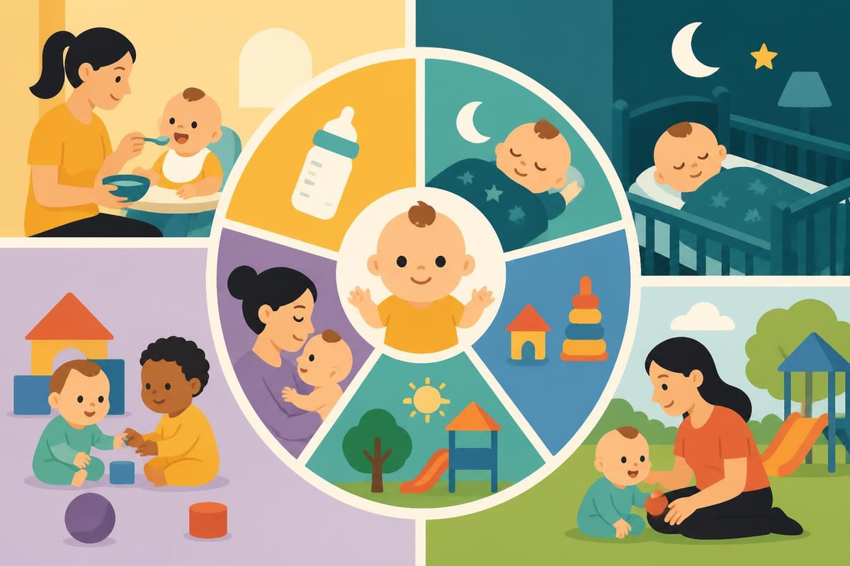 Infant daycare daily schedule