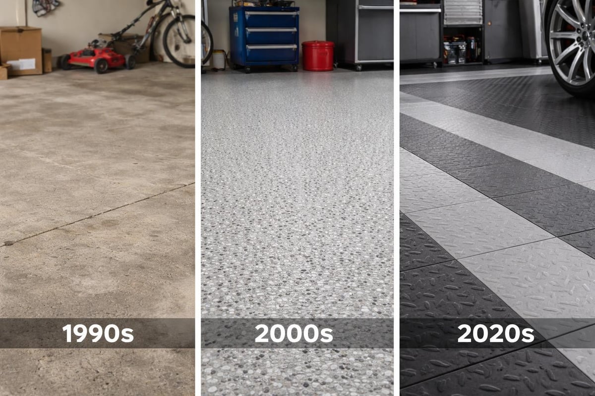 Evolution of garage flooring