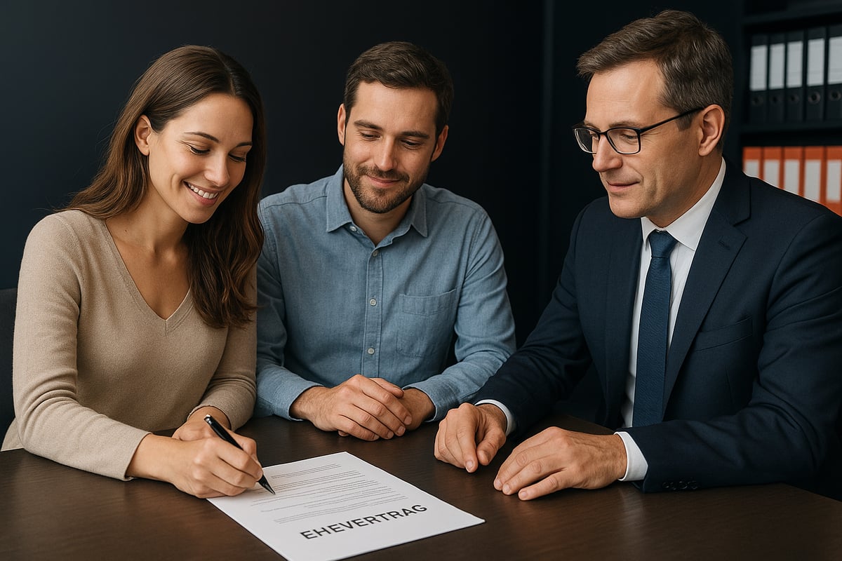 Ehevertrag in der Praxis: Ablauf, Formvorschriften und Kosten