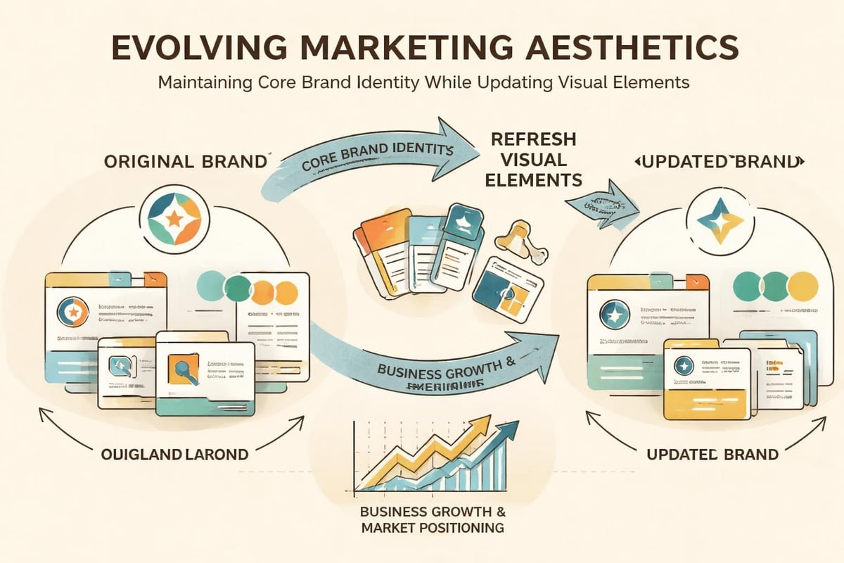 Brand aesthetic evolution