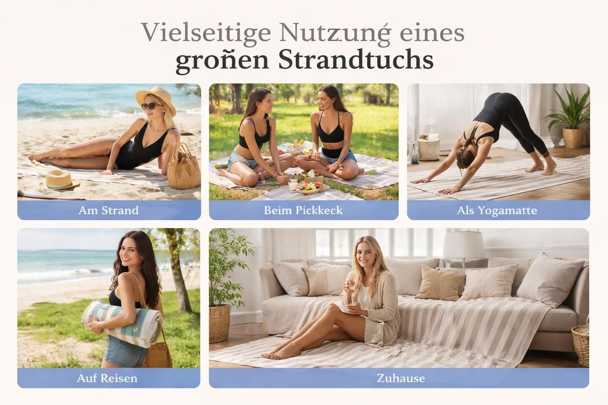 Verwendungsmöglichkeiten Strandtuch