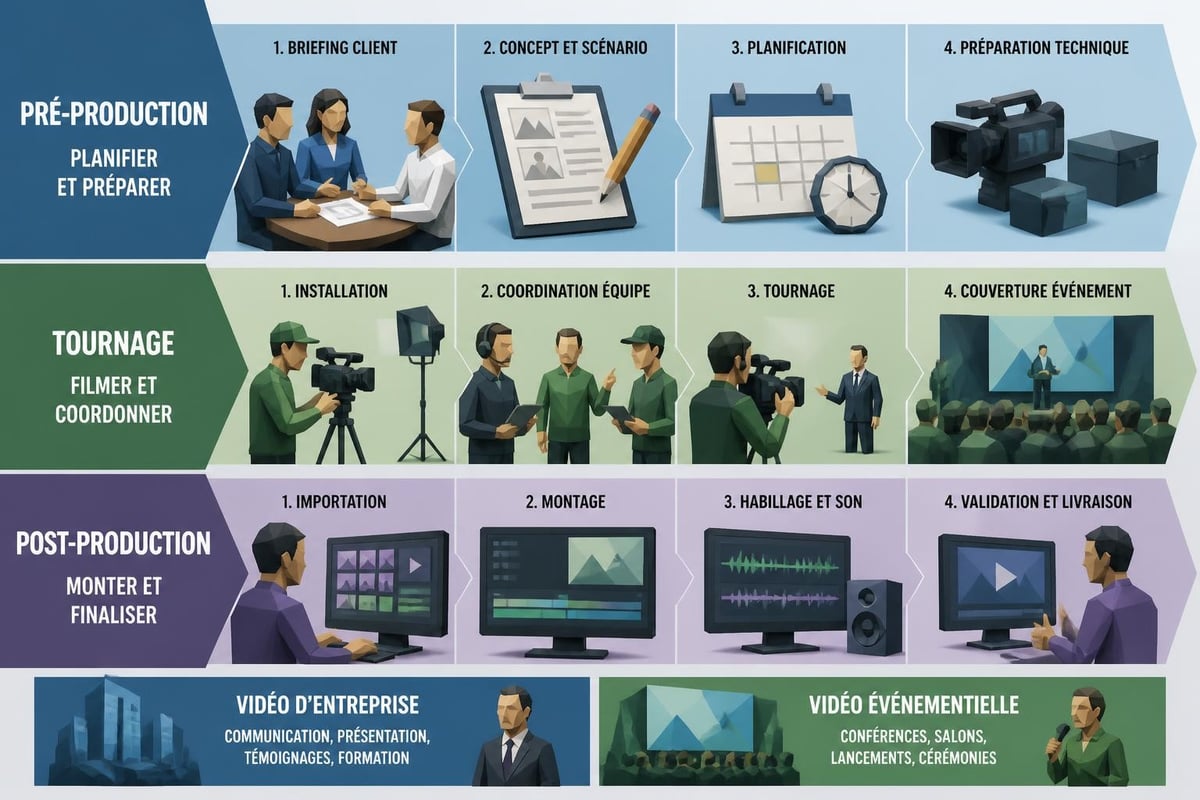 Production audiovisuelle workflow