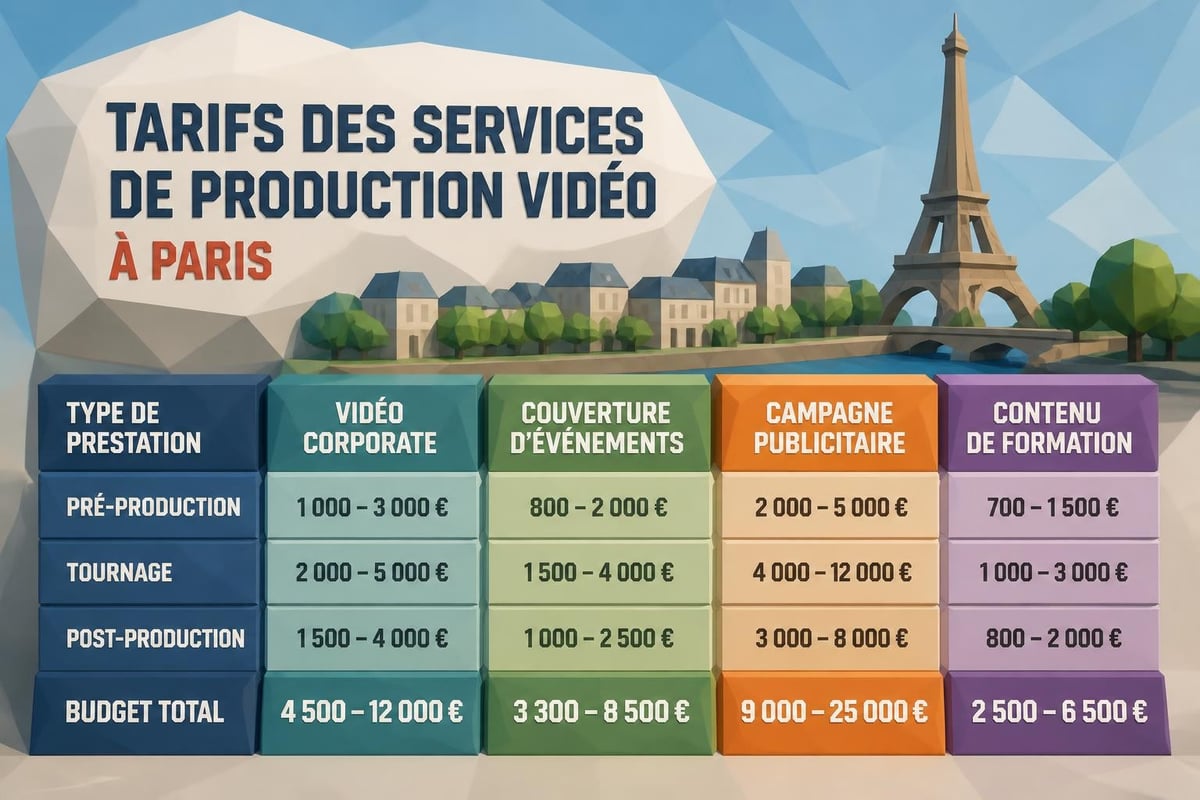 Tarification vidéaste