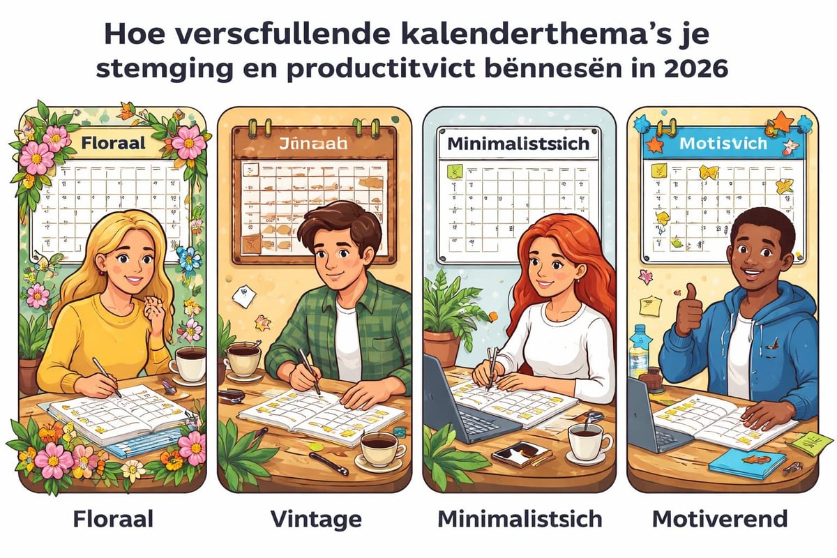 Thematische kalenderontwerpen