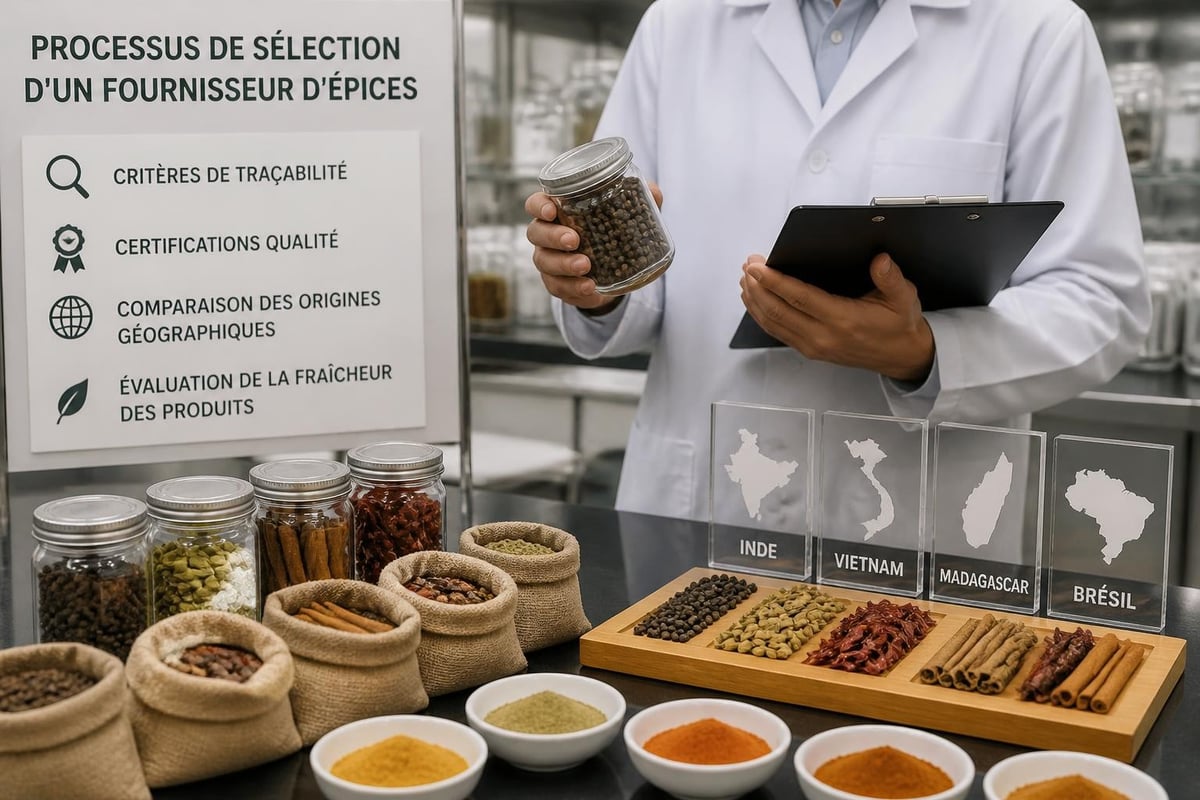 Sélection professionnelle d'épices