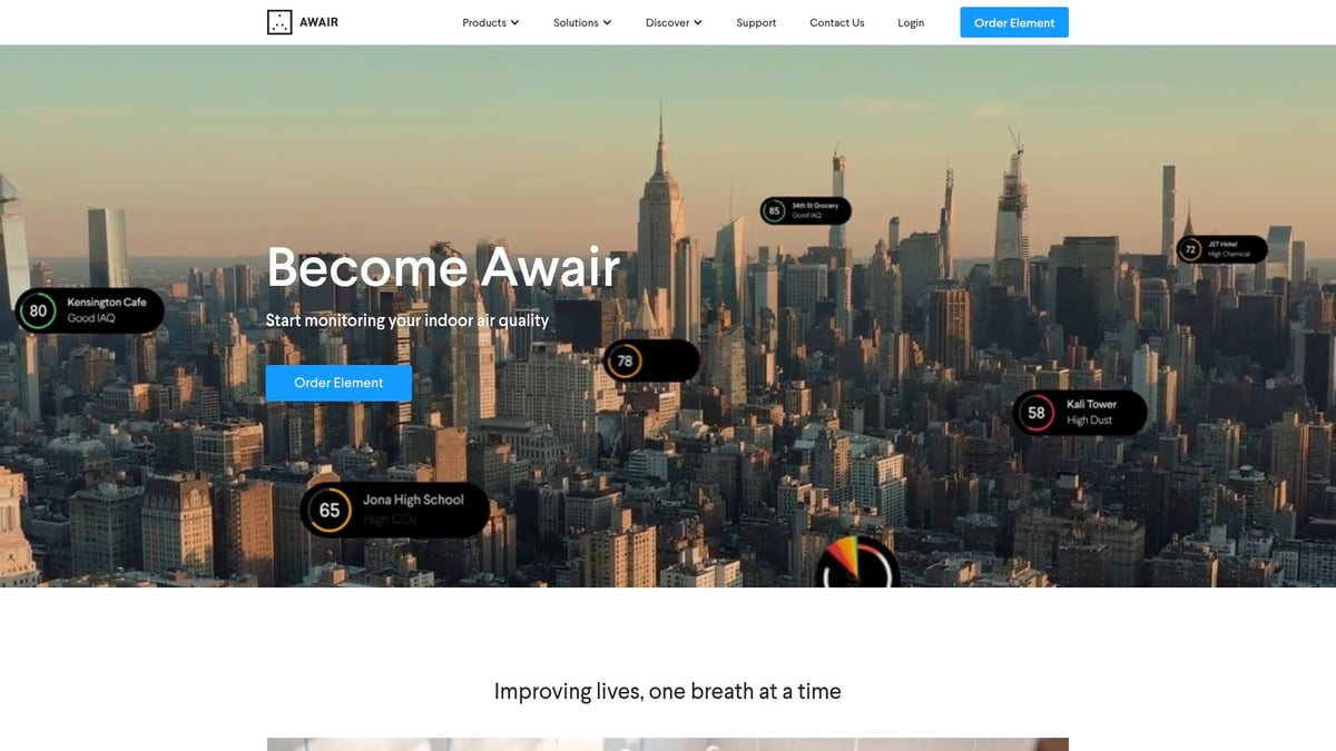 7 Essential Best Air Quality Monitoring Device Picks for 2026 - Awair Element