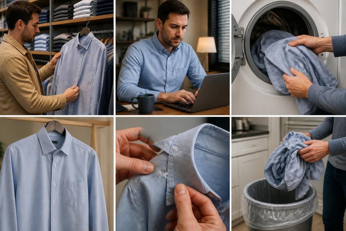 Work shirt care cycle