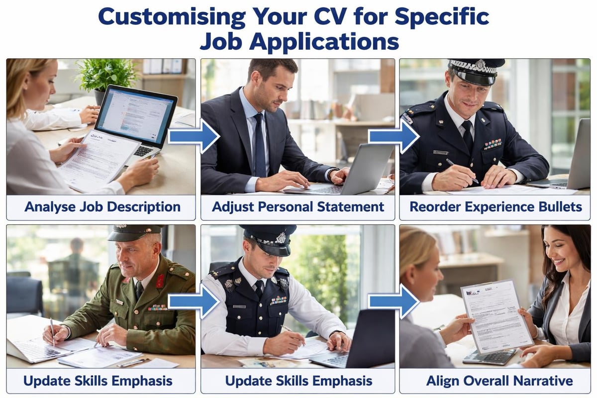 CV tailoring process