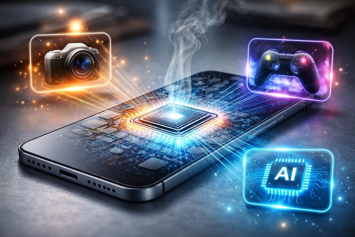 Smartphone processor efficiency and battery performance