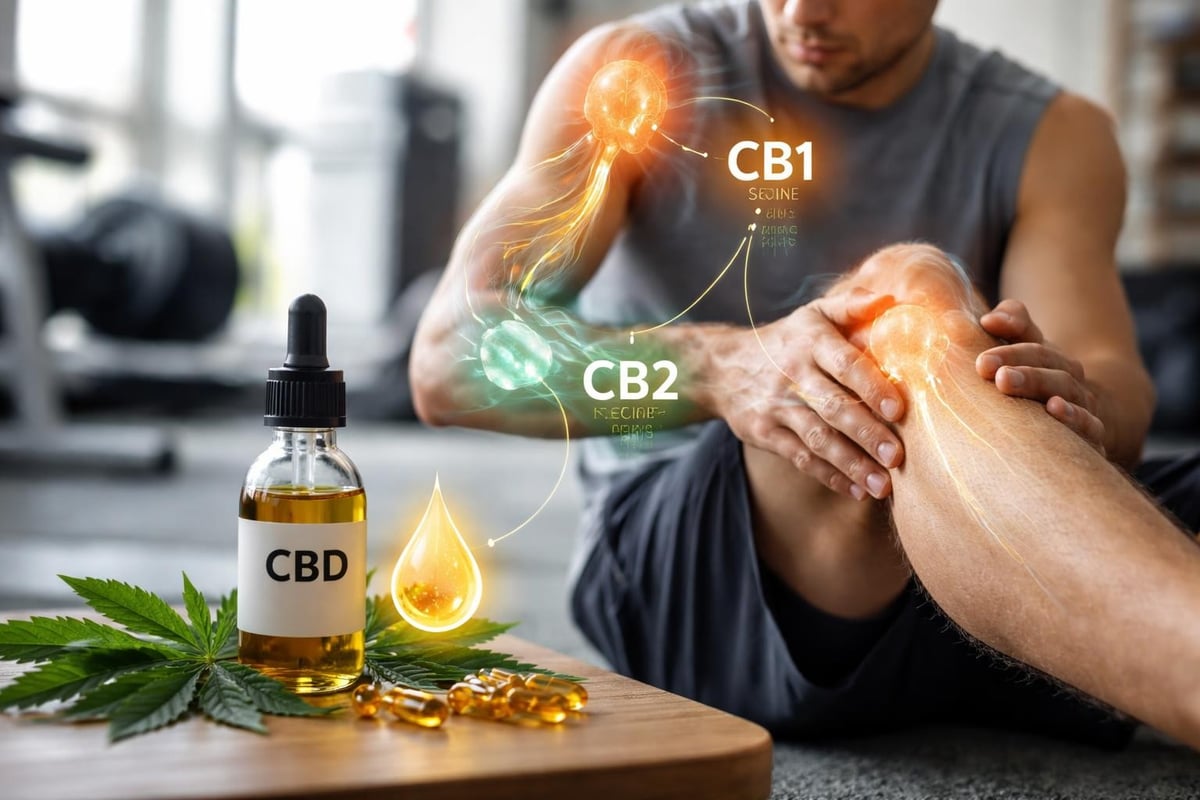 CBD interaction with endocannabinoid system