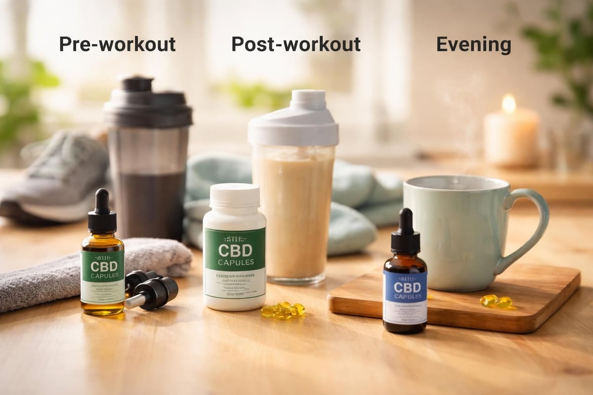 CBD timing for athletic recovery
