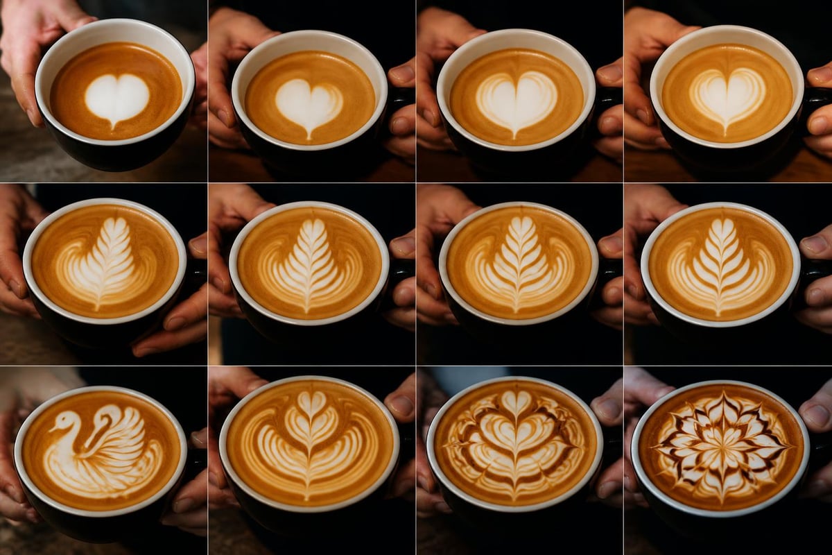 Évolution compétences latte art