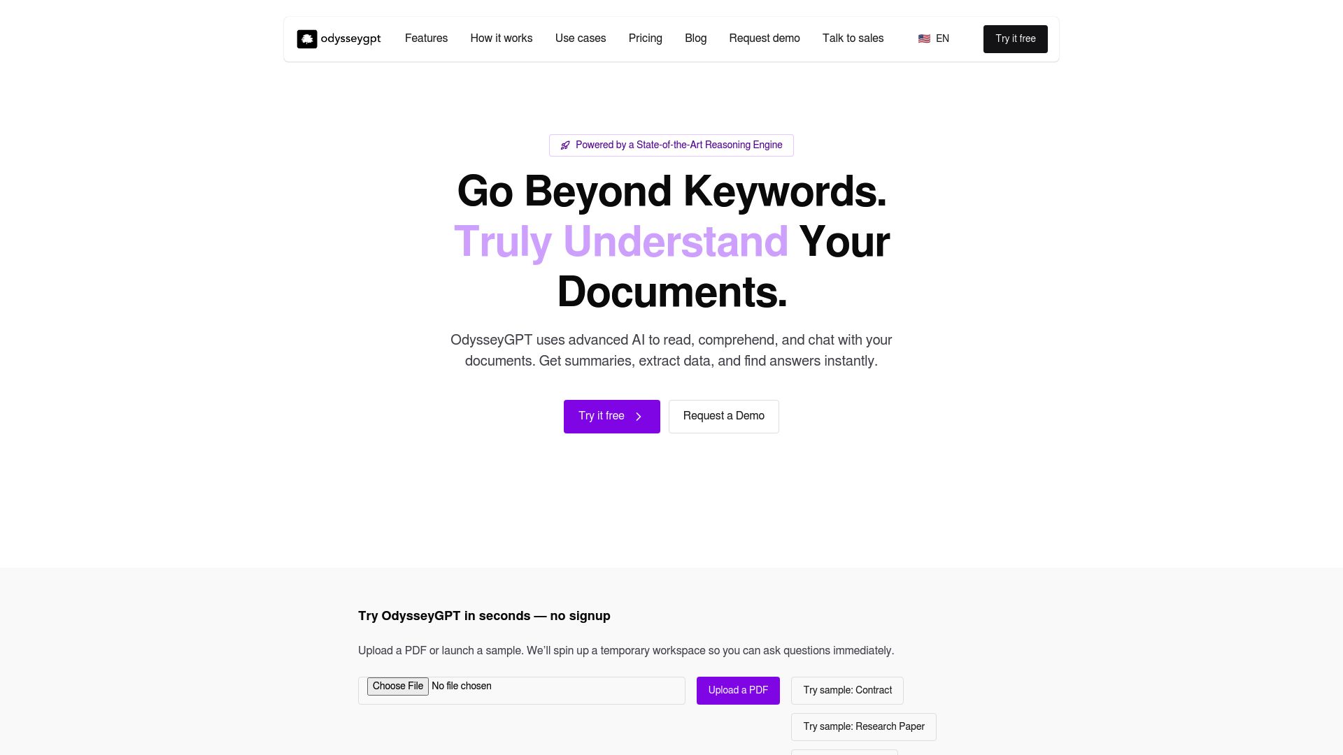 Document Analyzer Guide: Mastering Smart Analysis in 2025 - OdysseyGPT: AI-Driven Conversational Document Analysis