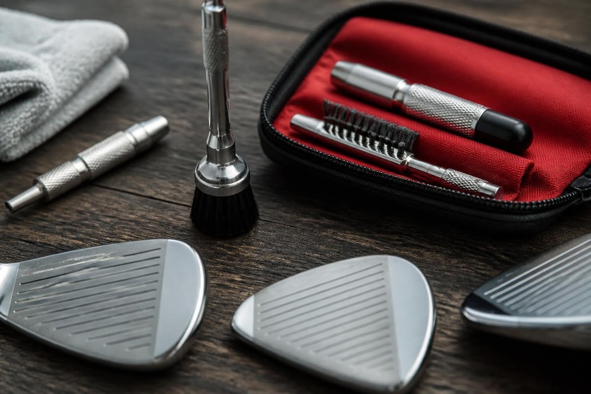 Golf equipment maintenance accessories