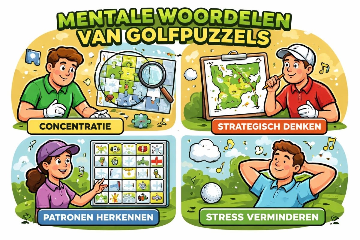 Mentale voordelen golf puzzels