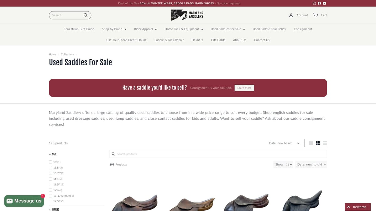 7 Best Saddlery Sale Deals to Grab in 2026 - Maryland Saddlery Used Saddle Sale
