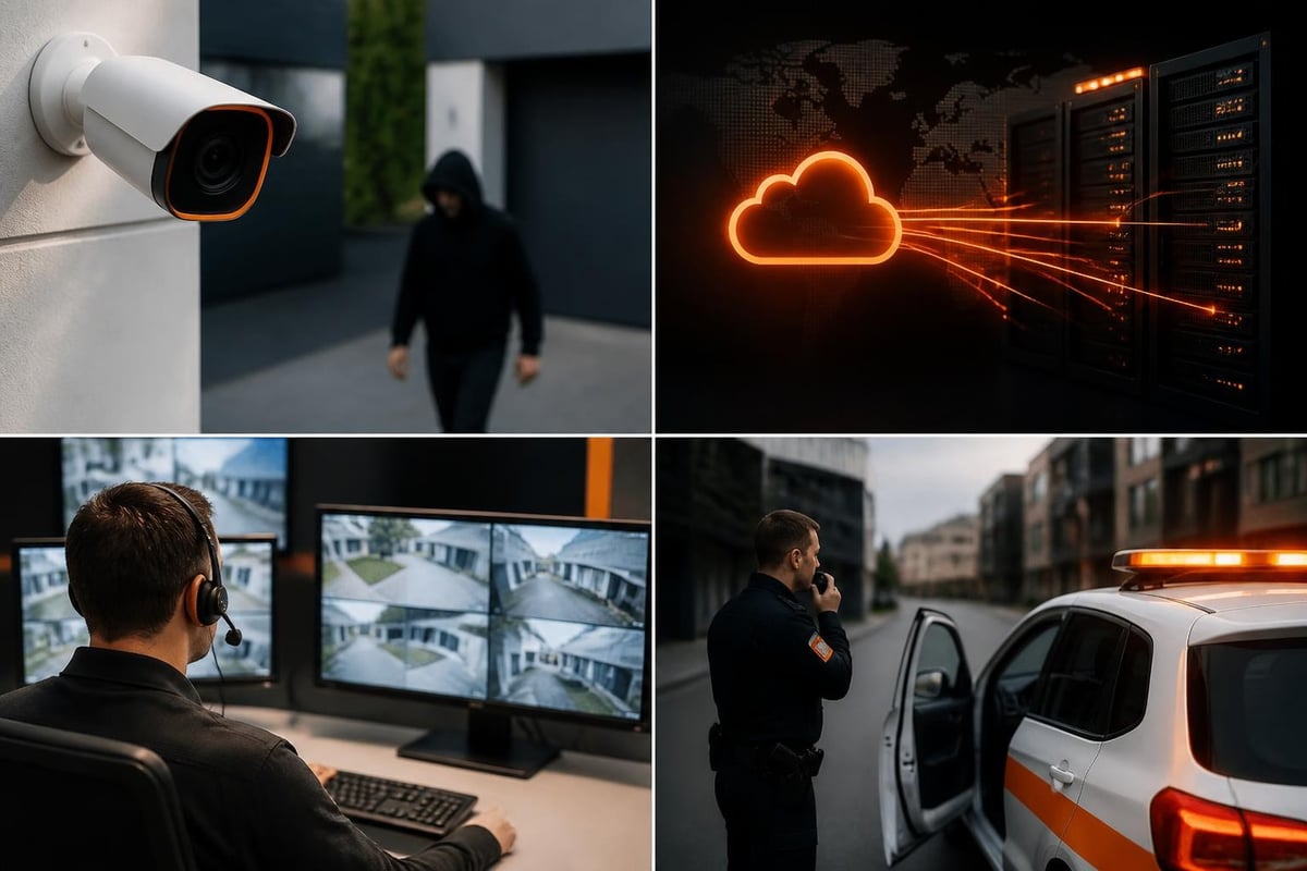 Remote CCTV monitoring workflow