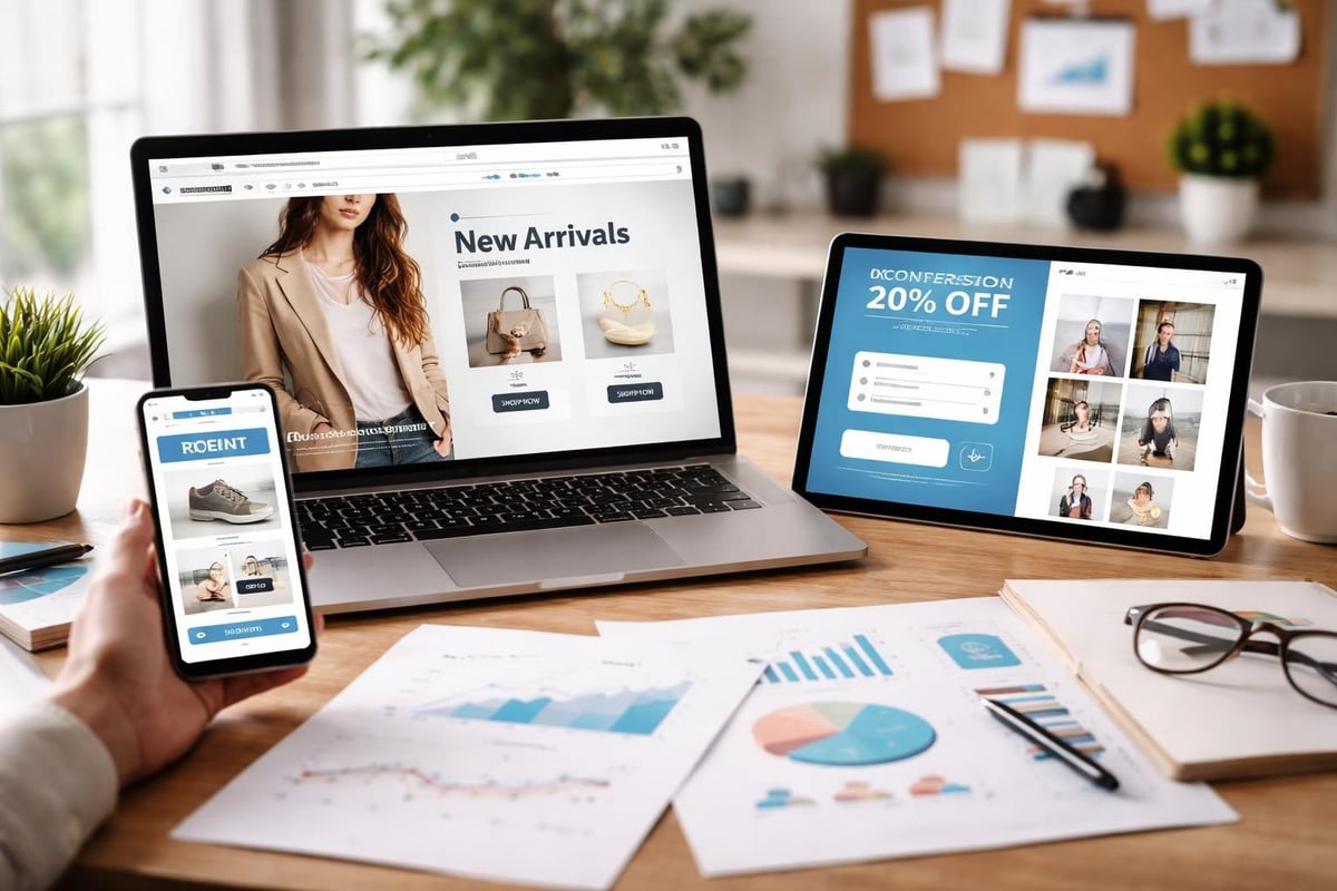 Web Auftritt Komponenten