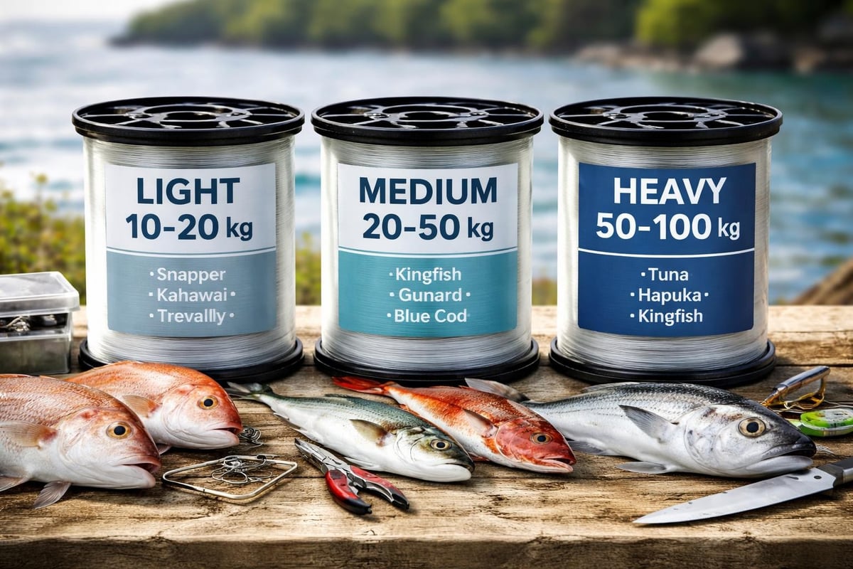 Monofilament trace materials comparison