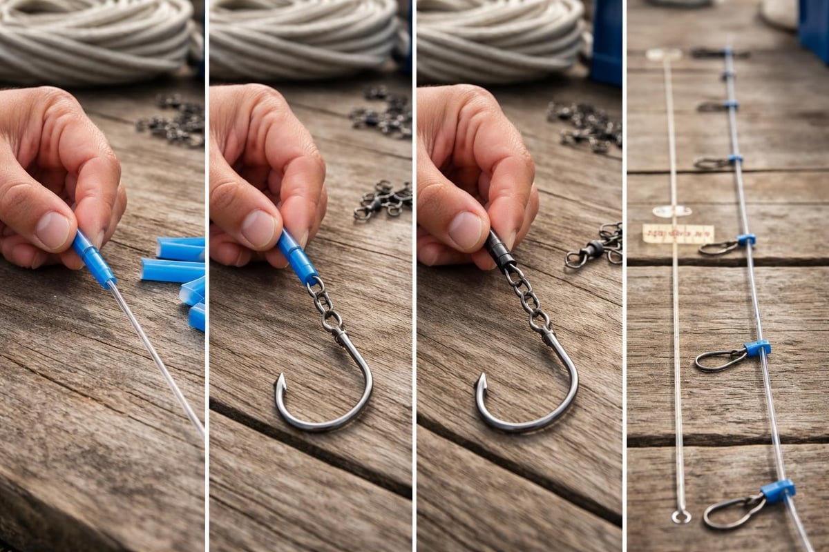 Longline trace assembly diagram