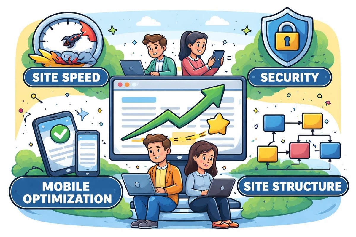 Technical SEO components