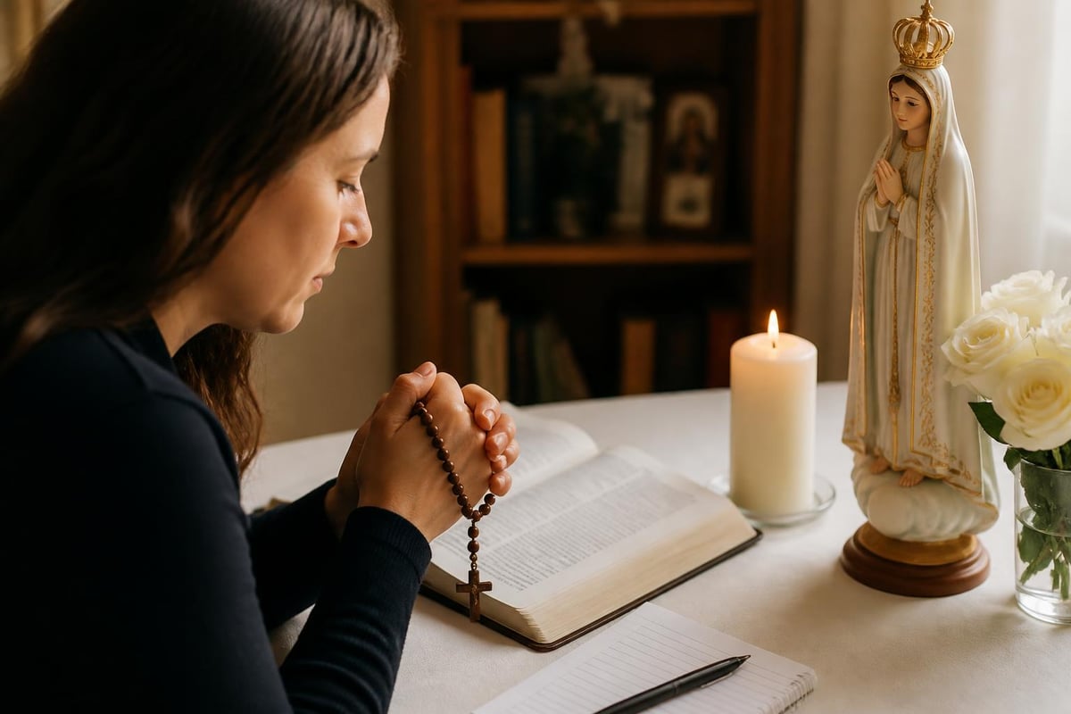 Fatima novena prayer components