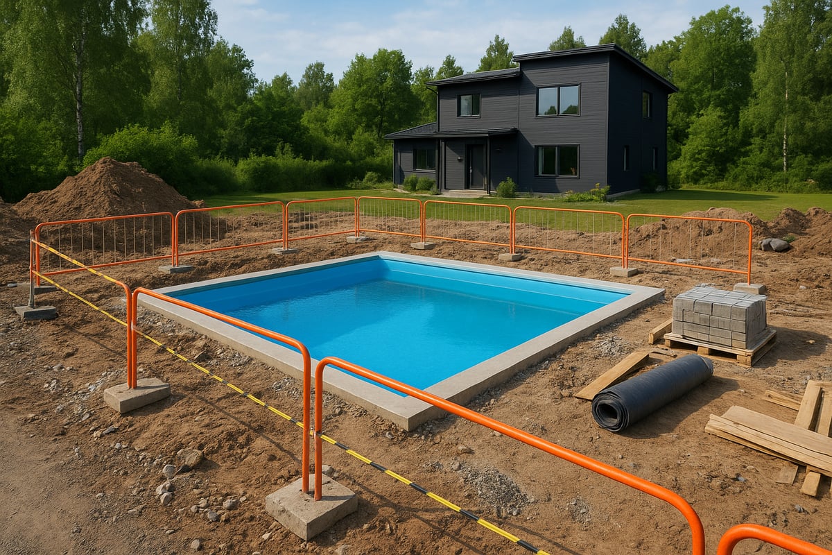 Planering & Bygglov för 10 Meter Pool