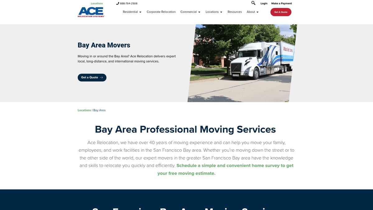 7 Best Bay Area Movers to Hire in 2026 - Ace Relocation Systems